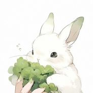 可爱卡通小兔子头像图片